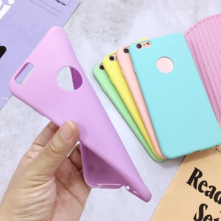 เคส i6/6+/7/7+/x/xs/xr เคสพาสเทล ซิลิโคนนิ่มสีพาสเทล