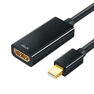 Mini Thunderbolt Mini Display Port To HDMI 4Kx2K สำหรับ noteBook และ Microsoft Surface