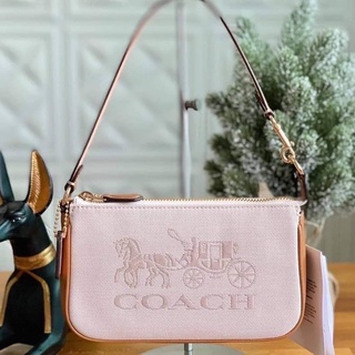 น่ารักมากค่ะ คอลใหม่​ คล้องแขน​ COACH ผ้า