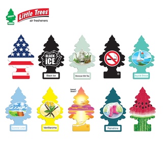 [ของแท้จากUSA] Little Trees แผ่นน้ำหอม Little Trees แผ่นน้ำหอมปรับอากาศ หอมยาวนานสูงสุด 45 วัน