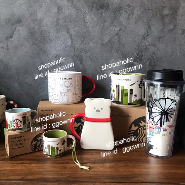 แก้ว Starbucks you are here collection mug/tumbler
