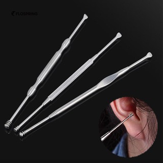 สเตนเลสพิเศษ Earpick Wax Stick Remover เครื่องมือทำความสะอาด Curette Ear Pick Tool ใหม่