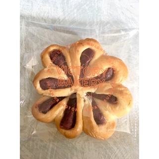 บันมันม่วง “ ขนมปังหวานไส้มันม่วง [Purple sweet potato Bun ]