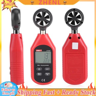 ❀ZHENLREADY❀เครื่องวัดอุณหภูมิความเร็วหน้าจอดิจิตอล LCD ut363