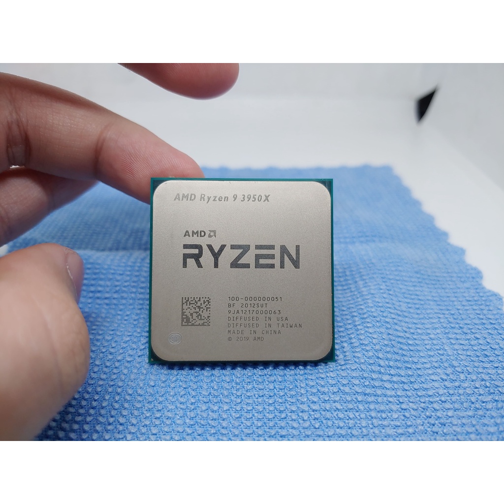 AMD Ryzen 9 3950X 16 Core / 32 Thread สินค้ามือสอง ใช้งานปกติ สภาพดี (ไม่แถม CPU Cooler)