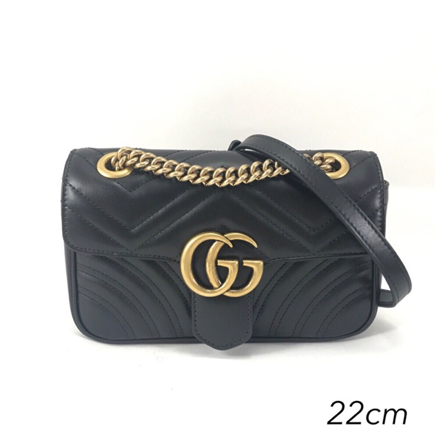 Gucci Marmont 22cm in Black Color