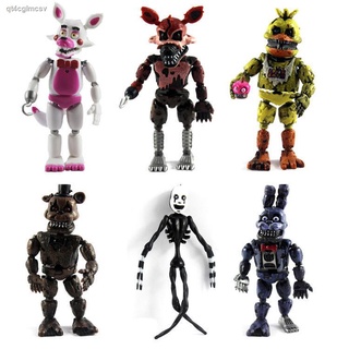 Figure ของสะสม โมเดลตัวการ์ตูน☸♧✘6 Five Nights at Freddy s Five Nights at Freddy s Dolls โดย หมีเท็ดดี้แบร์