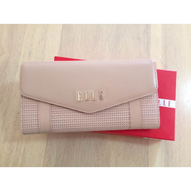 กระเป๋าสตางค์Elle ใบกลางสามพับ