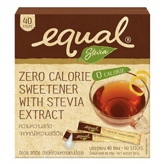 EQUAL STEVIA หญ้าหวาน 40 ซอง