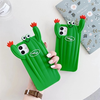 เคสซิลิโคน ลายกระบองเพชร สําหรับ iphone 13 12 11 Pro MAX X XS MAX XR 6 6s 7 8 plus OPPO A3 A93 A92s A72 A11X Reno2z Reno3 Reno4 Reno5 Pro VIVO Y52S Y5S Y70S Y85 Z3i Z5 Y7S X7 X9 K7 S7 iqooneo