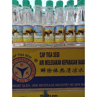 📌รวมค่าส่ง📌น้ำเขากุยแก้ร้อนใน (ตราแรด) 48 x 200ml Cap Tiga Segi Products Malaysia 🇲🇾