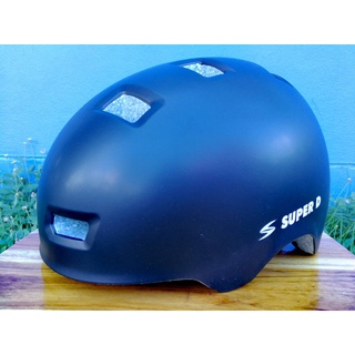 หมวกจักรยาน SUPER D รุ่น HELMET สีดำ