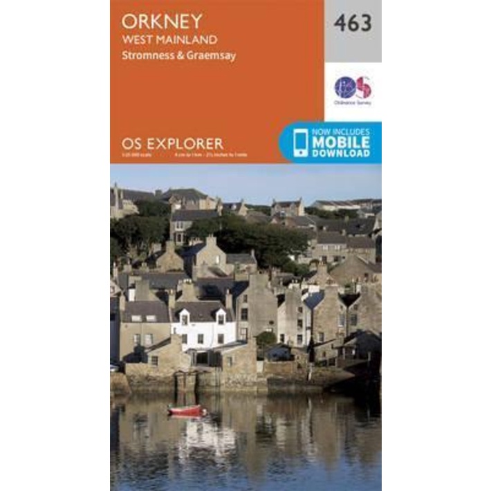 Orkney - West Mainland โดย Ordnance Survey (ฉบับสหราชอาณาจักรปกอ่อน)