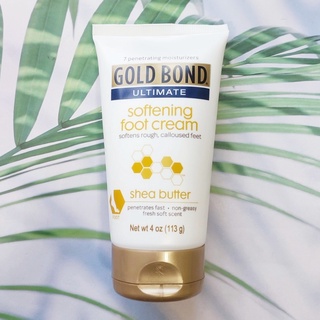 (Gold Bond®) Ultimate Softening Foot Cream with Shea Butter, Fresh Soft Scent 113 g โกลด์บอนด์ ครีมทาเท้า ส้นเท้า