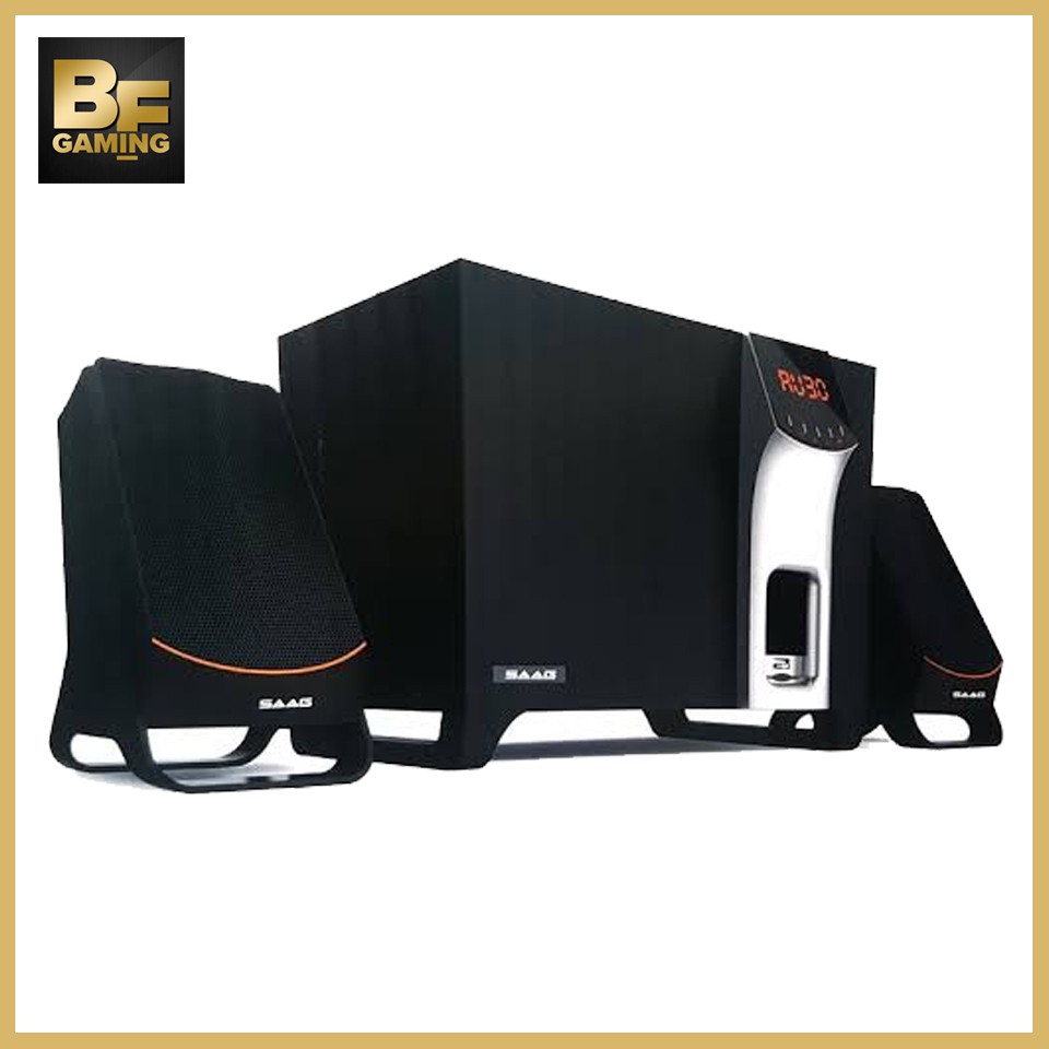 SAAG EM-3107F Orbit 2.1 Multimedia Speaker System ลำโพงซับวูฟเฟอร์ - สีดำ