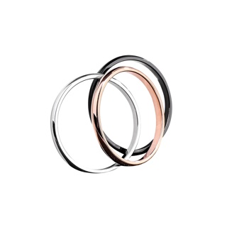 แหวนเหล็กไทเทเนียม สำหรับผู้ชายและผู้หญิง