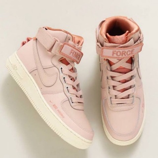 รองเท้าผ้าใบ Nike Air Force 1 High Utility Particle Beige / Terra Blush ทรงหุ้มข้อ