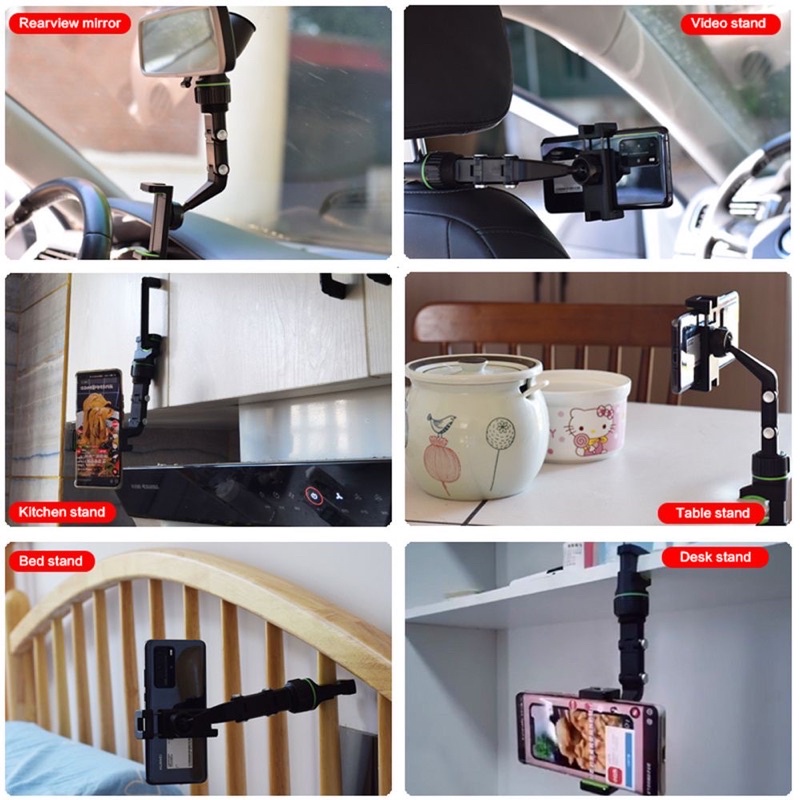 UNIVERSAL CLIP Cellphone Holder ขาหนีบโทรศัพท์ มือถือ FLEXBLE JOINTS #7