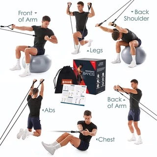 ฟรี..คลิปสอน ยางยืดออกกำลังกาย แรงต้าน 150 200 ปอนด์ homegym hemmer resistance band