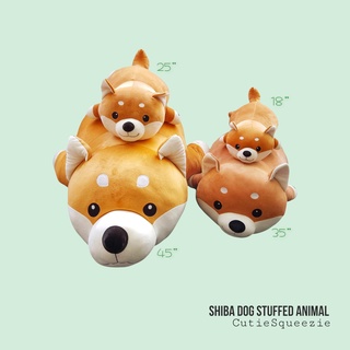 ตุ๊กตาหมาชิบะ แบบลืมตา Shiba Stuffed Dog