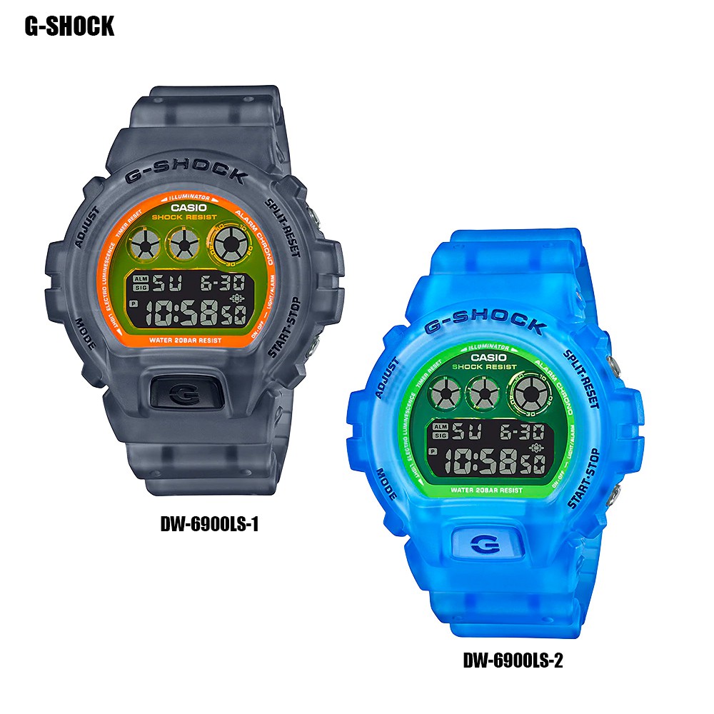 นาฬิกาข้อมือ Casio G-shock รุ่นสีพิเศษ DW-6900LS Series DW-6900LS-1 DW-6900LS-2 (CMG)