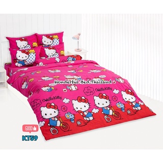 TOTO 🌐KT59🌐 ลายคิตตี้ Hello Kitty ชุดผ้าปูที่นอน ชุดเครื่องนอน ผ้าห่มนวม  ยี่ห้อโตโตแท้100%