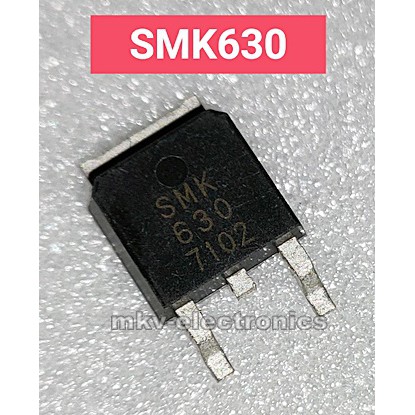 (1ตัว) SMK630D , SMK630 , MOSFET N-Channel 200V 9A TO-252