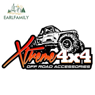 Earlfamily สติกเกอร์โลโก้ Xtreme 13 ซม. x 6.3 ซม. กันน้ํา สําหรับติดตกแต่งรถยนต์ 4x4 Off Road