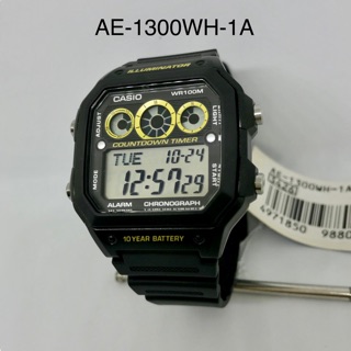 นาฬิกาข้อมือ Casio AE-1300WH-1AV