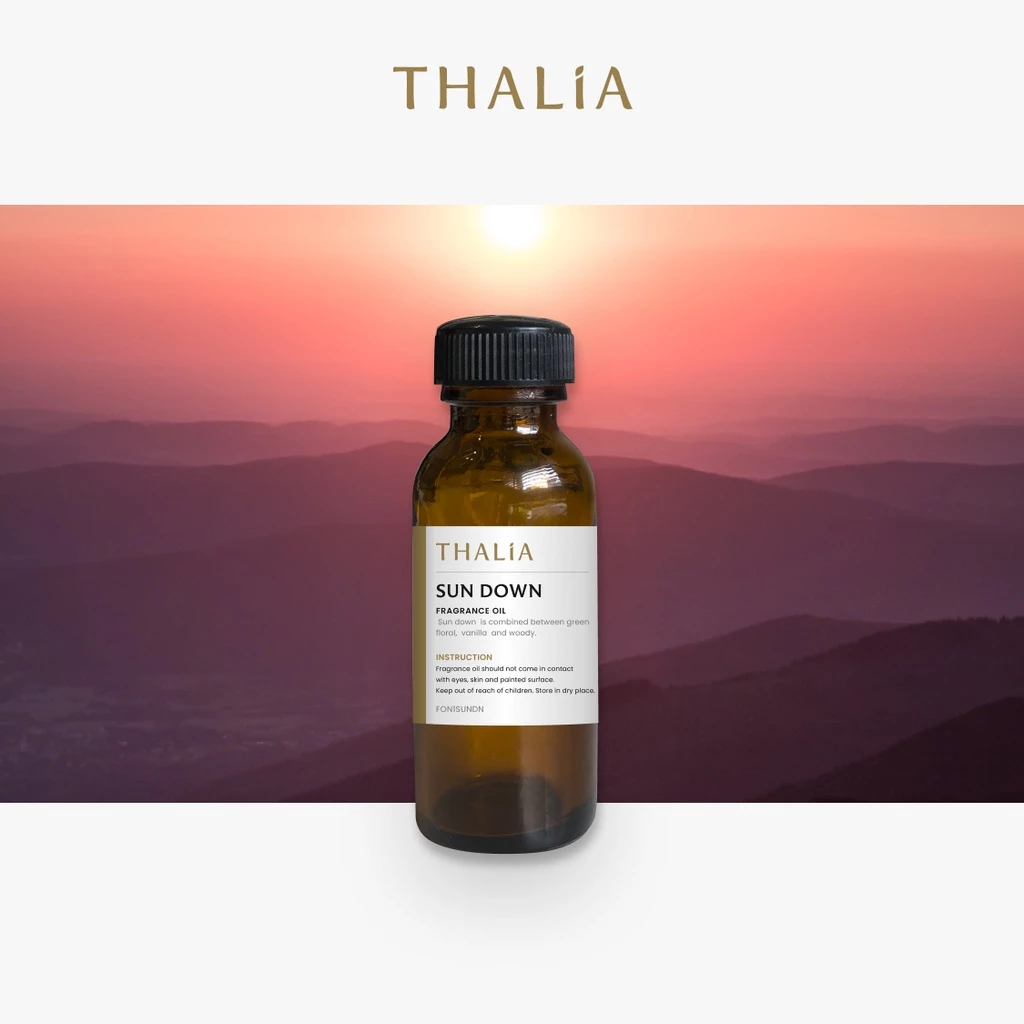หัวน้ำหอมFragrance oil กลิ่น SUN DOWN (ช่วงพระอาทิตย์ตก)