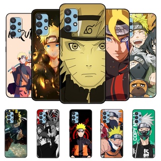 เคสโทรศัพท์มือถือ ซิลิโคนนิ่ม tpu ลายการ์ตูนนารูโตะ Uzumaki สีดํา สําหรับ Samsung Galaxy A32 A52 A72 4G 5G A52S 5G A41