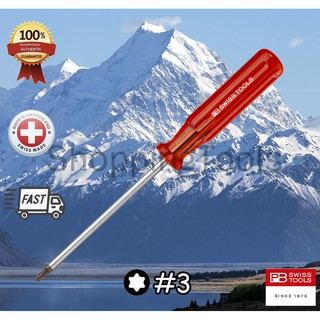 ไขควงหัวTorx/ท๊อกซ์ PB Swiss Tools รุ่น PB 400 เบอร์ T3 ถึง T30 ของแท้ 100%