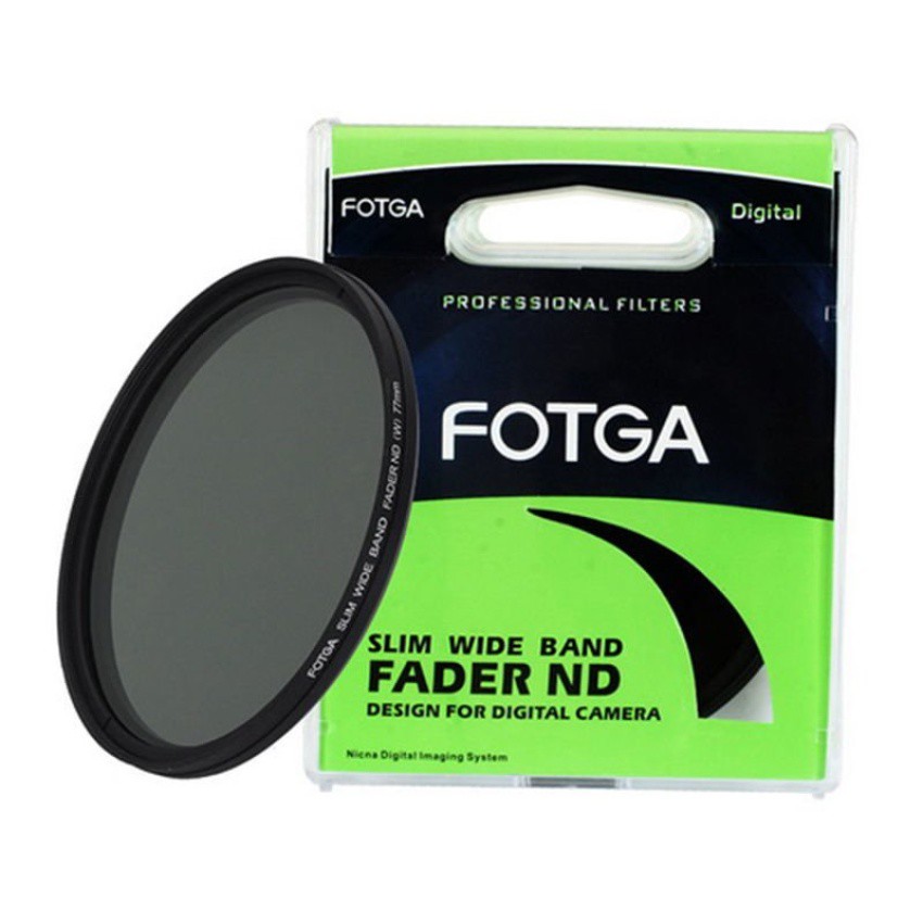 FOTGA 67 mm Fader Variable ND Slim filter Adjustable ND 2 to ND 400Neutral Density