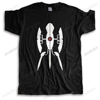 [S-5XL] เสื้อยืดคอกลม แขนสั้น พิมพ์ลาย Portal Turret ขนาดใหญ่ สไตล์ยุโรป เหมาะกับฤดูร้อน สําหรับผู้ชาย และผู้หญิง