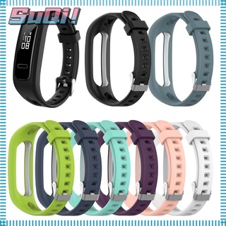 SUQI Replacement Silicone Watch Strap Band For Huawei Honor 4 Running / Huawei Band 4e 3e