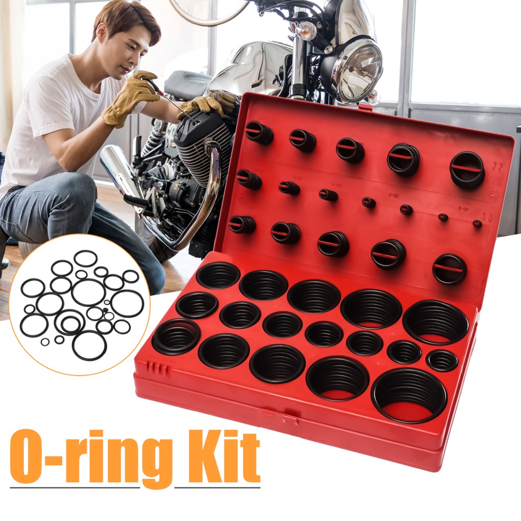 ยางโอริง 419 pcs 30 ขนาด O-Ring Assortment Nitrile Rubber Tool Set
