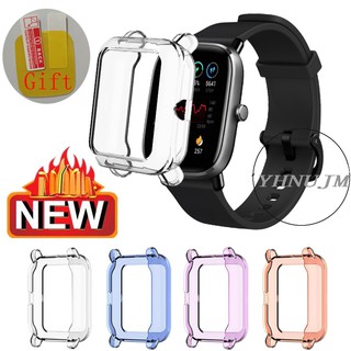 Amazfit GTS 3 case huami Aamazfit GTS 2 mini watch case Frame case เคสนาฬิกา tpu Soft amazfit bip 3 pro เคสกันกระแทก amazfit bip S กรอบป้องกัน amazfit bip u pro เคส tpu