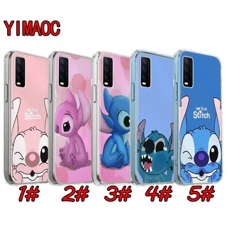 เคสโทรศัพท์มือถือแบบนิ่ม TPU ใส ลายการ์ตูนสติตช์ 240A สําหรับ VIVO Y11 Y12 Y15 Y17 Y19 Y20 Y30 Y50 Y53 Y55 Y55s Y69 Y71 Y81 Y81s