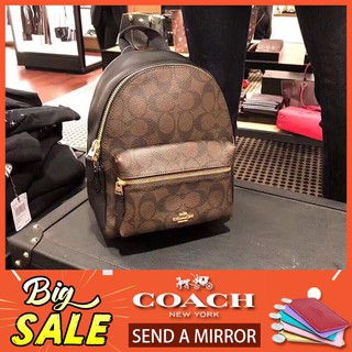 COACH 38302 กระเป๋าเป้สะพายหลังกระเป๋าเป้สะพายหลังมินินักเรียน COACH กระเป๋าสะพายหลังเป้ผู้หญิง