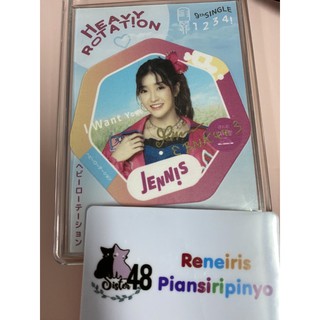 SR ที่รองแก้ว Jennis bnk48 (1/2) version Heavy Rotation