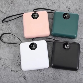 แบตเตอรี่สำรอง Powerbank รุ่นยอดฮิต E31 ใช้งานง่าย ความจุ 10000mAh มีสายในตัวใช้งานได้อย่างครบครัน ถูกใจสายเที่ยว