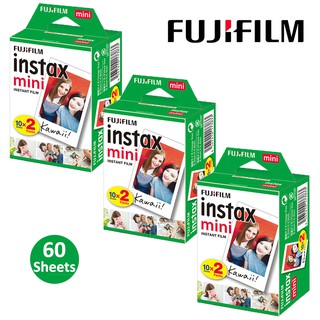 Fujifilm Instax รูปภาพฟิล์ม ขนาดเล็ก 3x แพ็คคู่ (60 แผ่น)