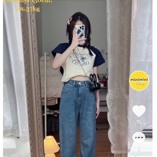 ꒲ New 🌨 🪁 เสื้อยืด เสื้อครอป สกรีนลายการ์ตูน ใส่เป็น daily look น่ารักมากๆ | Pre-order 7-20วัน