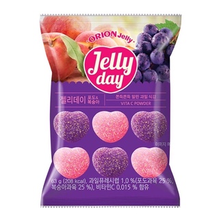 ORION JELLY DAY เยลลี่เจลลี่เดย์ รสองุ่นและพีช 🍇🍑