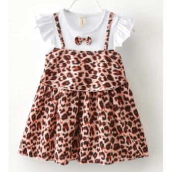 (6-18 MONTH) LEOPARD STYLE BABY DRESS