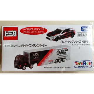 โมเดลรถเหล็ก Tomica (Toy r us)  รถพ่วง+Toyota86