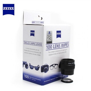 100ชิ้น ผ้าเช็ดทำความสะอาด Zeiss Lens Cleaning Wipes