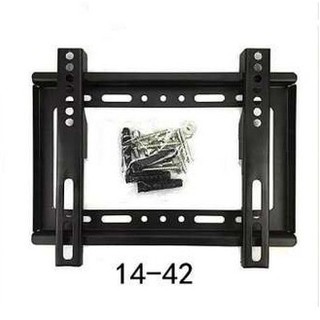 Di shop ชุดขาแขวนทีวี LCD, LED ขนาด 14-32 นิ้ว TV Bracket แบบติดผนังฟิกซ์ (Black)