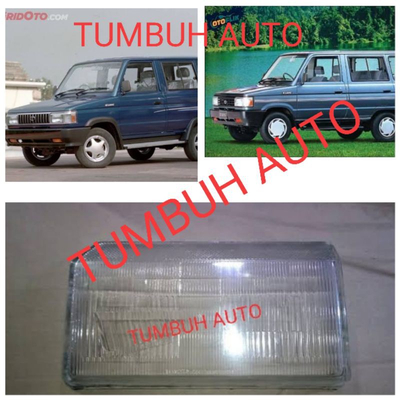 Mika ไฟหน้าด้านหน้า 1 ชิ้น ซ้าย LH Toyota Kijang Grand Extra Rover Super G 1.5 1.8 Pick Up Box