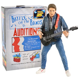 Neca โมเดลฟิกเกอร์ Back to the Future Ultimate Marty McFly Biff Tannen Doc Brown สเกล 7 นิ้ว ของเล่น สําหรับเก็บสะสม